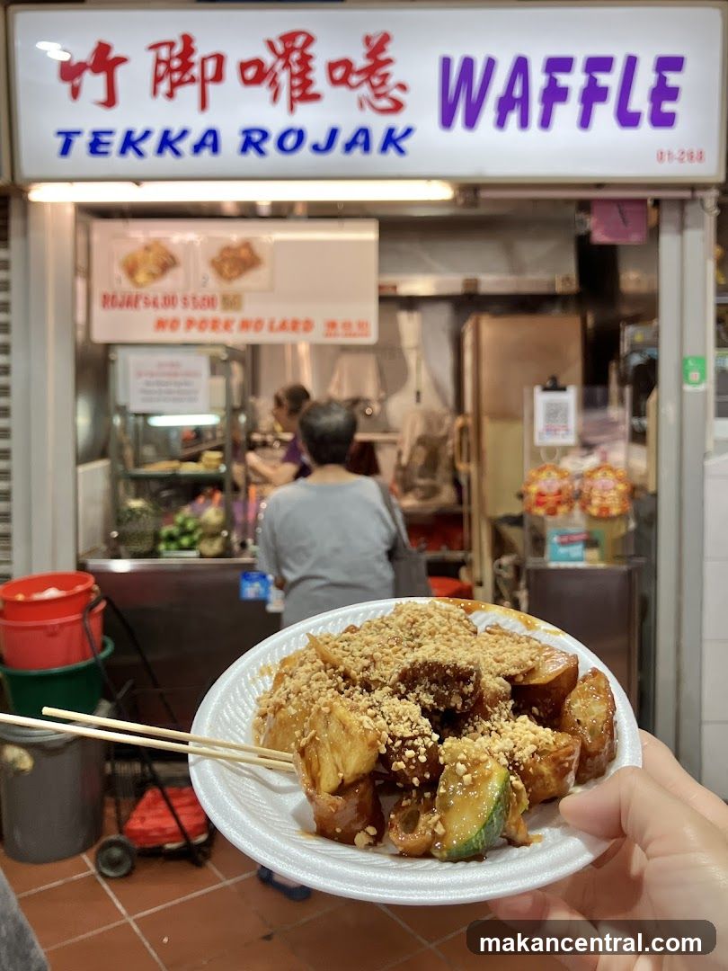 Tekka Rojak Waffle stall