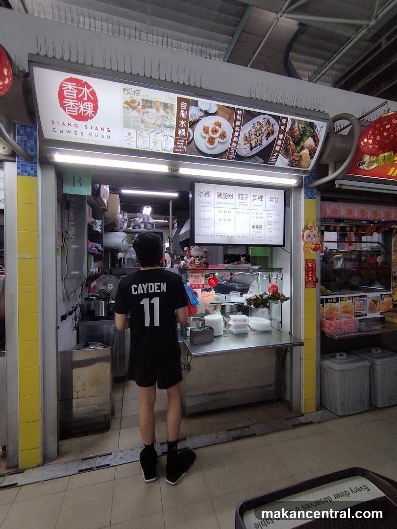 Customer at food stall