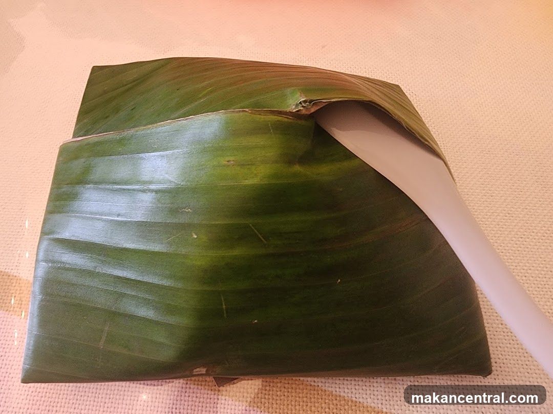 Banana Leaf Wrapped Food