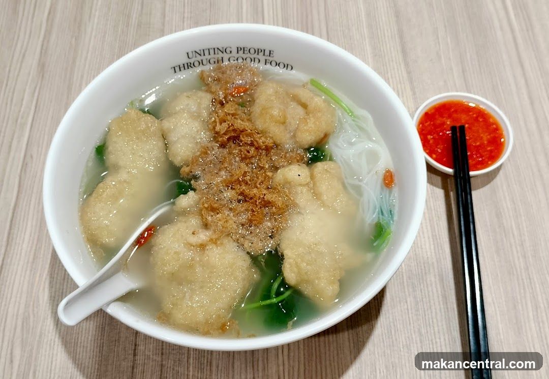 Bowl of Soup with Side Sauce