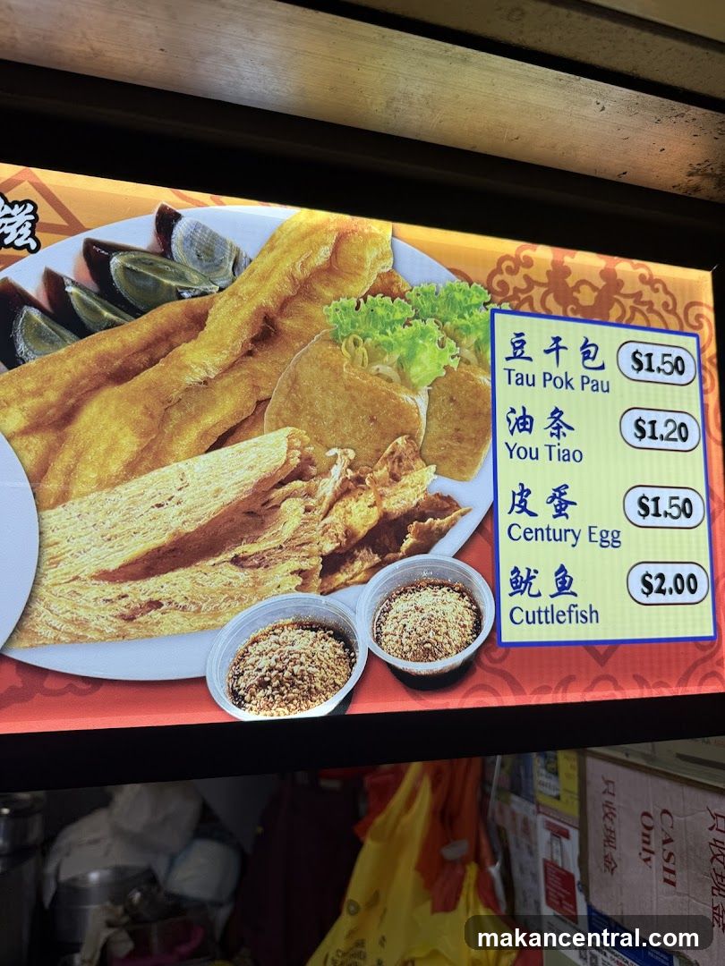 Tau Pok Pau Menu Board