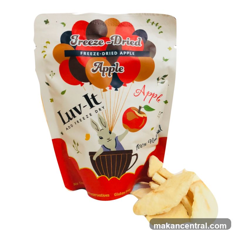 Luv-It Freeze-Dried Apple Packaging