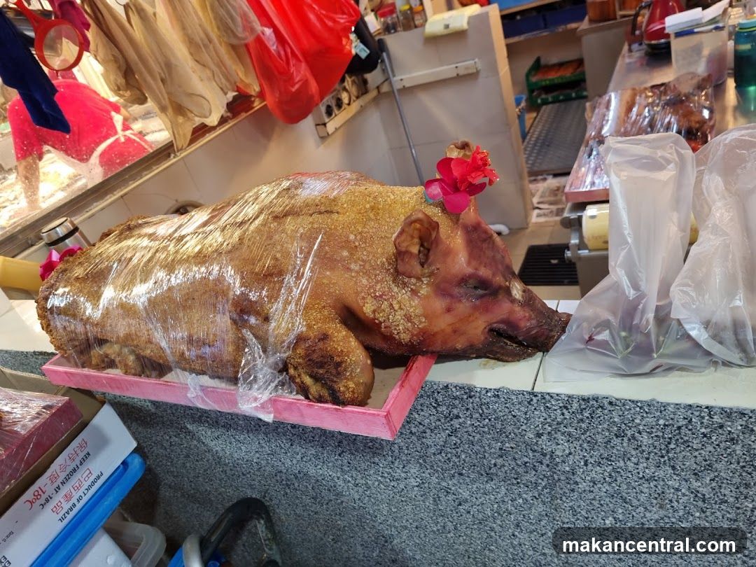 Roasted Pig Display