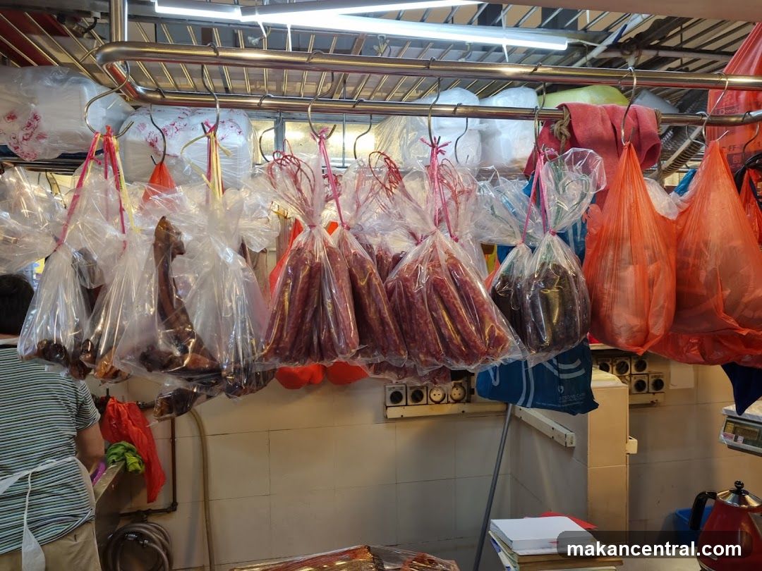 Market stall interior