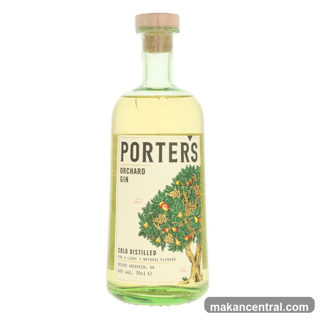 Porter's Orchard Gin Bottle