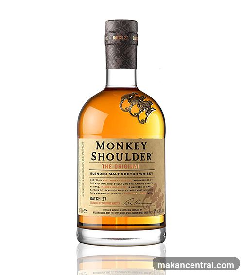 Monkey Shoulder Blended Malt Scotch Whisky Bottle