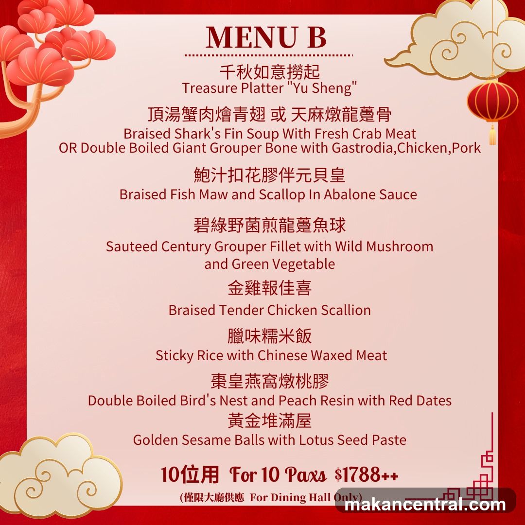 Menu B