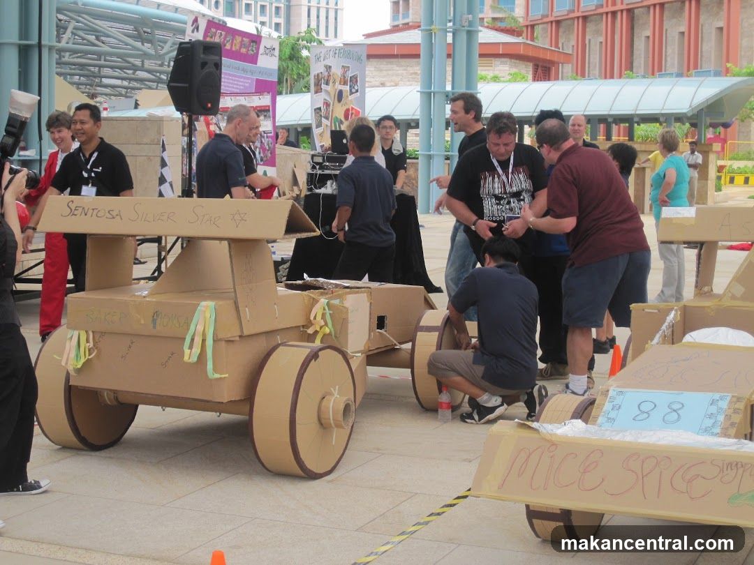Cardboard Vehicle Display Event