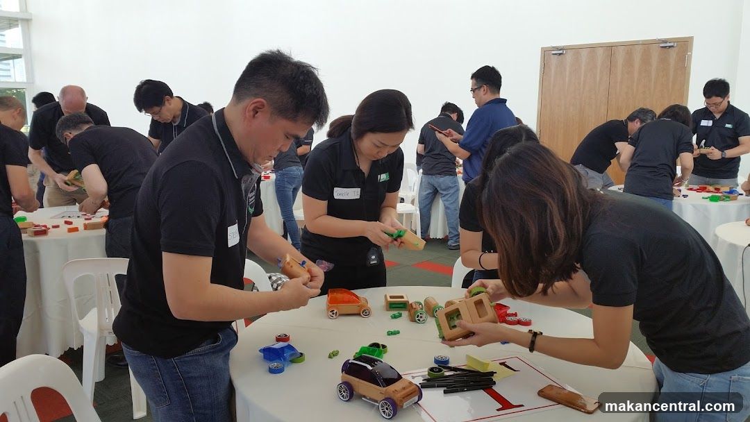 Group Activity with Wooden Toy Assembly