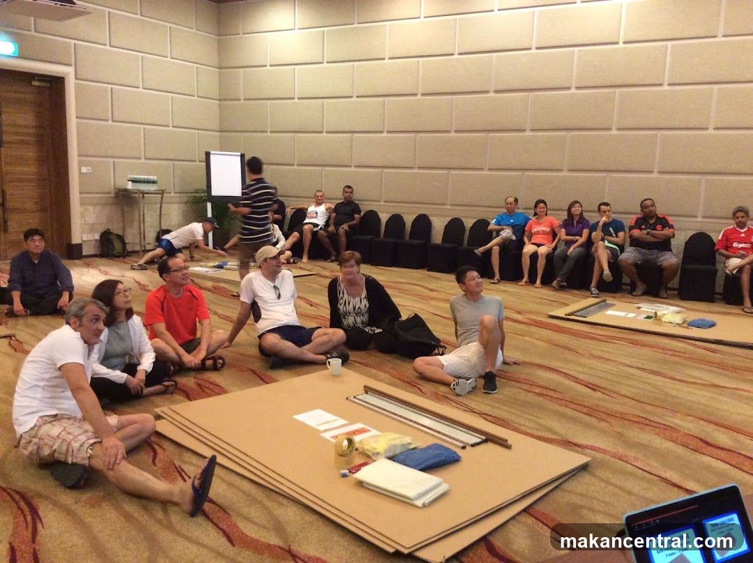 Group Activity in Conference Room