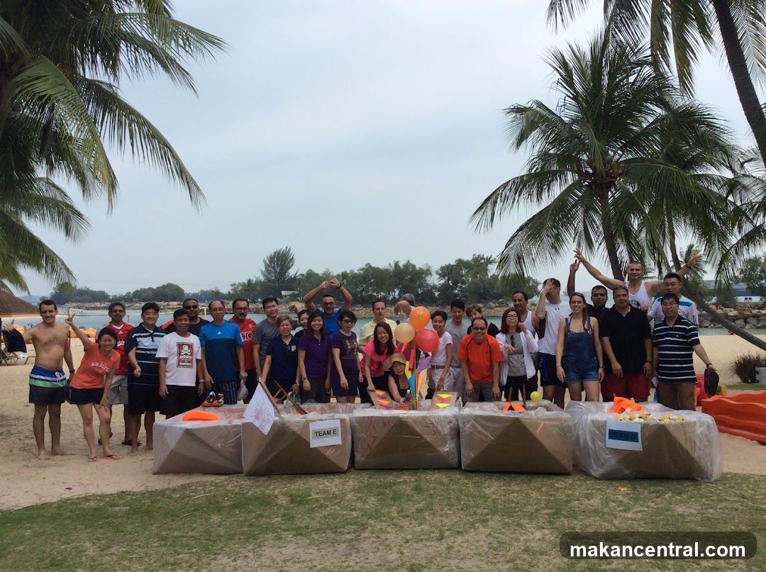 Group Photo at Beach Event