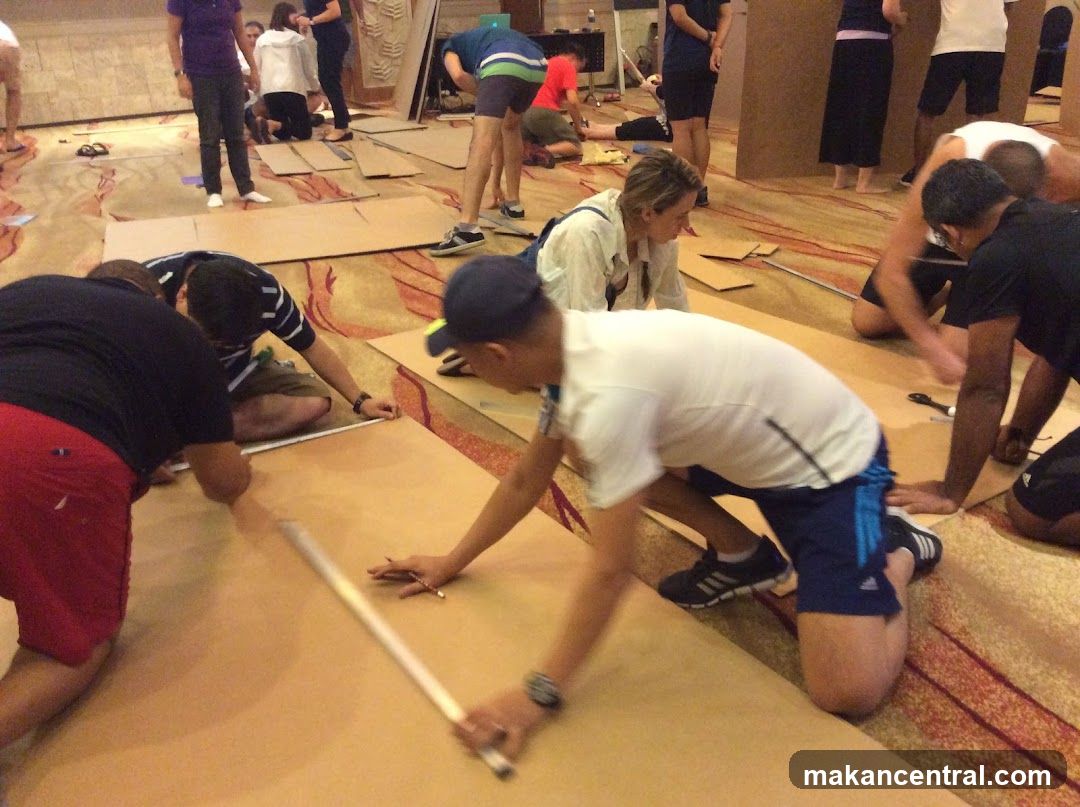 Group Activity on Carpeted Floor