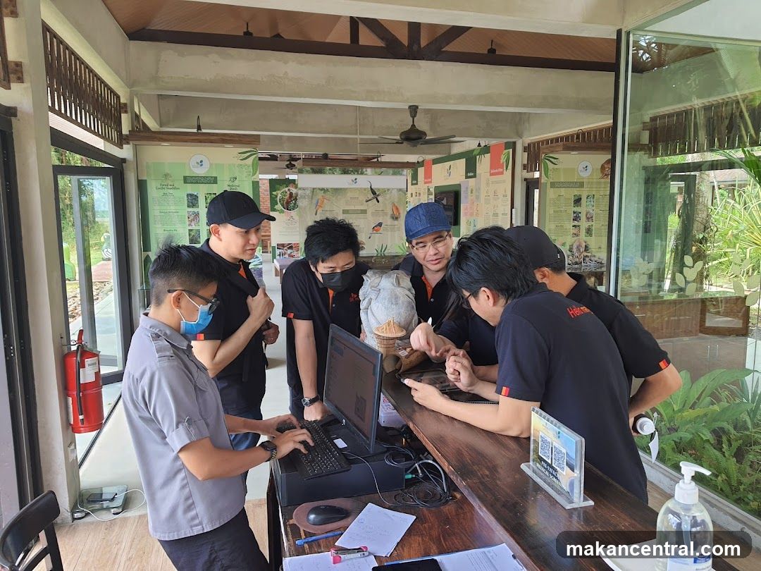 Group of staff at counter