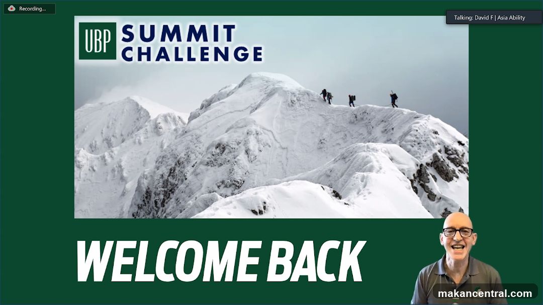 UBP Summit Challenge Welcome Back