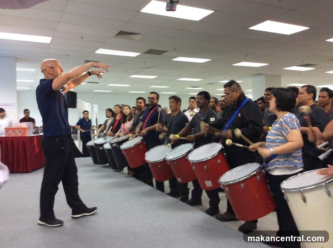 Drum Performance in Indoor Venue