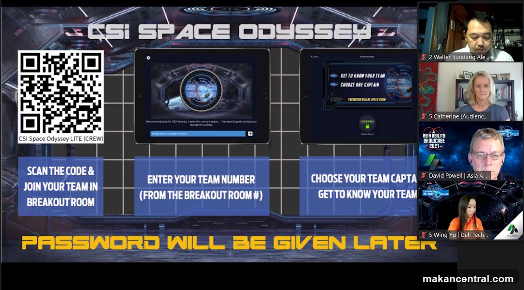CSI Space Odyssey Event Setup