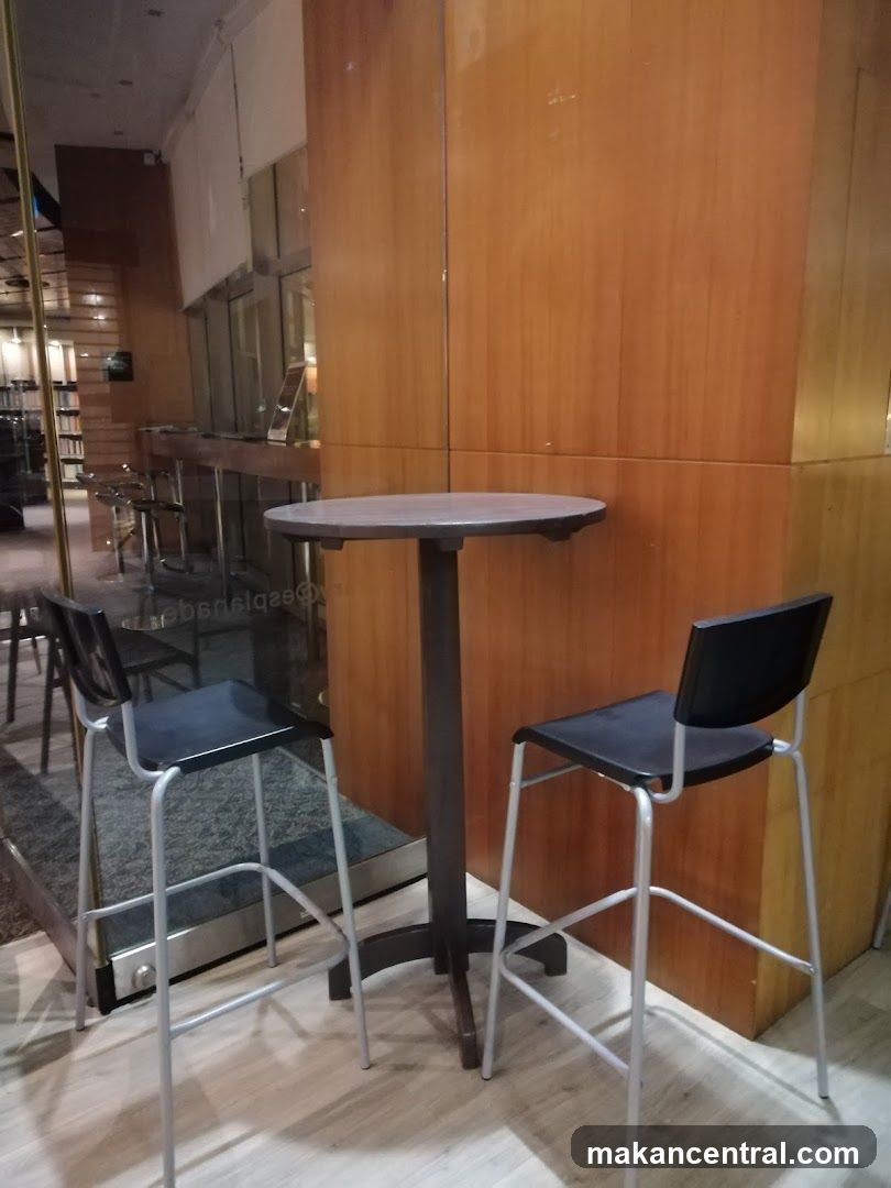 Interior seating area