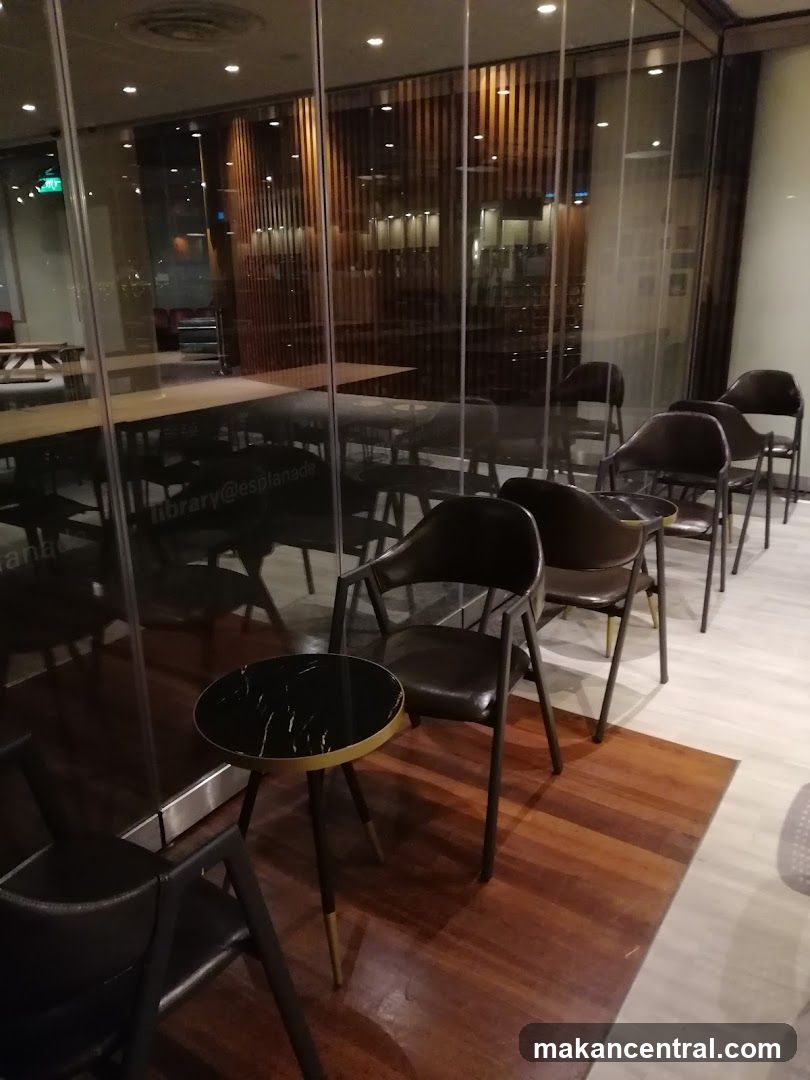 Interior seating area
