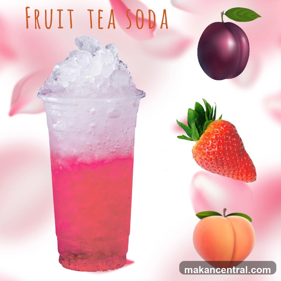 Fruit Tea Soda Advertisement