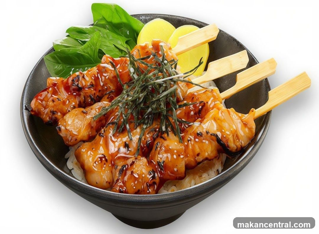 Grilled Chicken Skewers Bowl