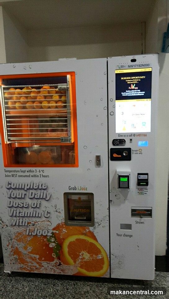 iJooz Orange Juice Vending Machine