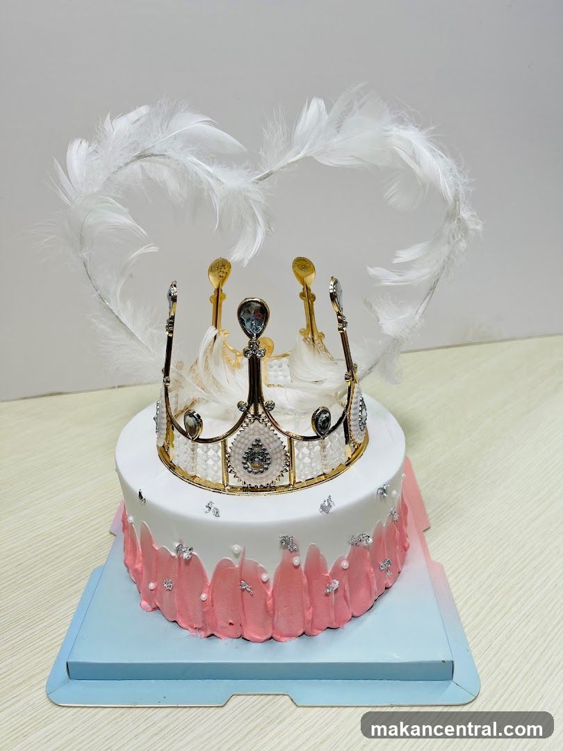 ML Cake & Balloons, Flowers