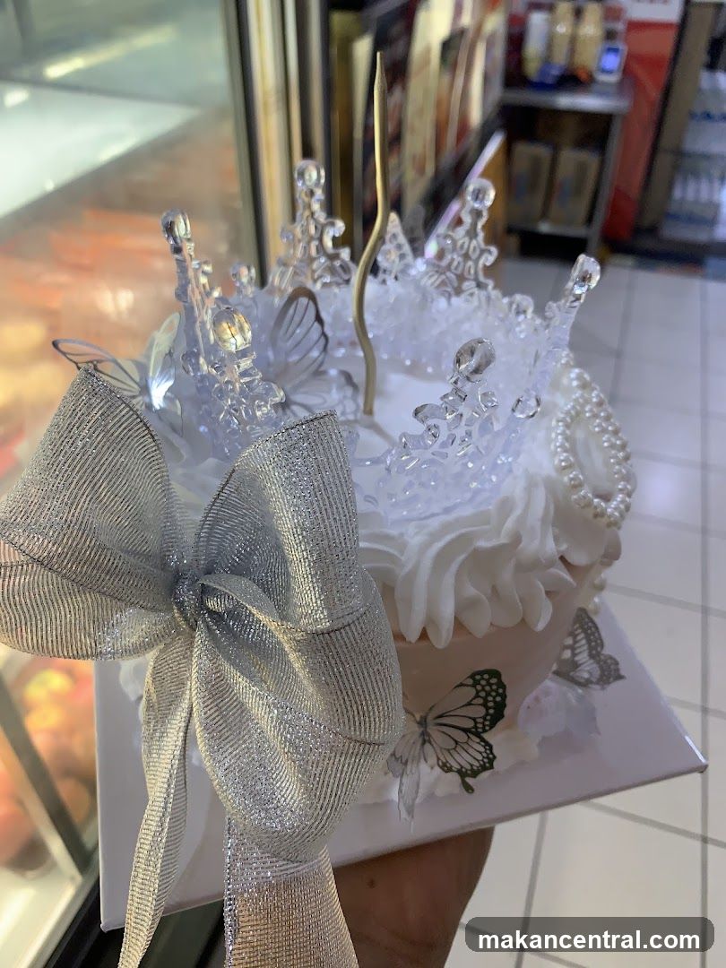 Cake Display in Store Interior