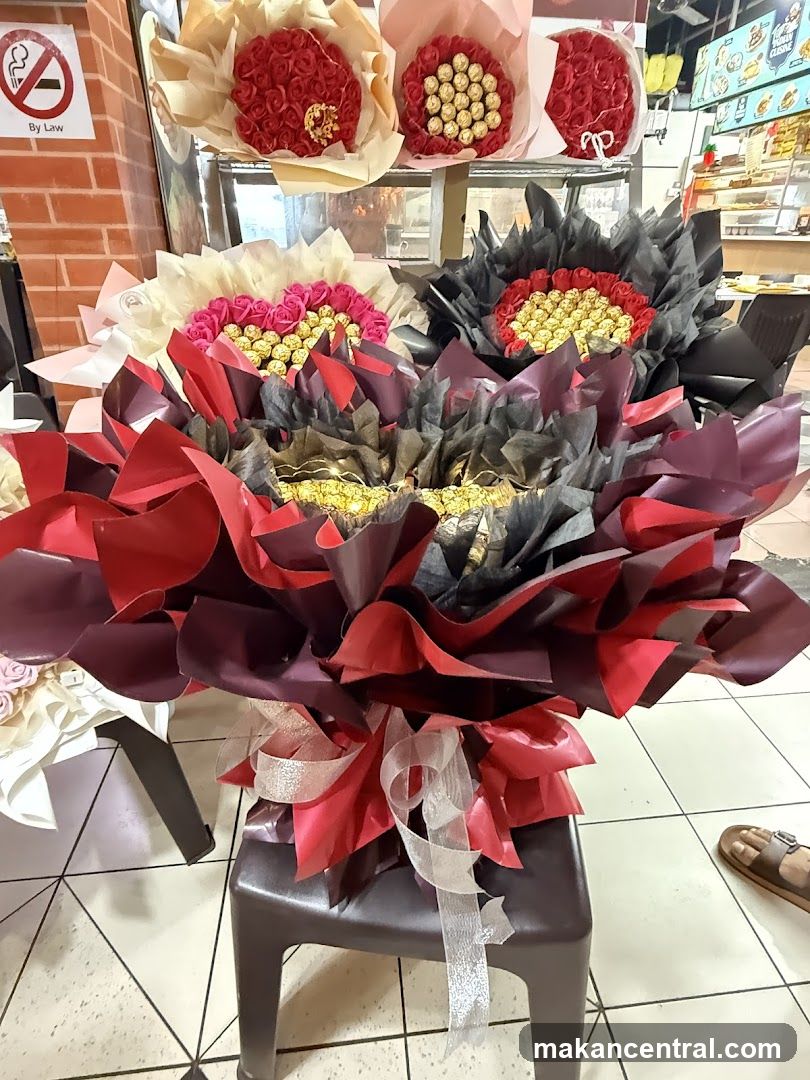 Flower Bouquets Display