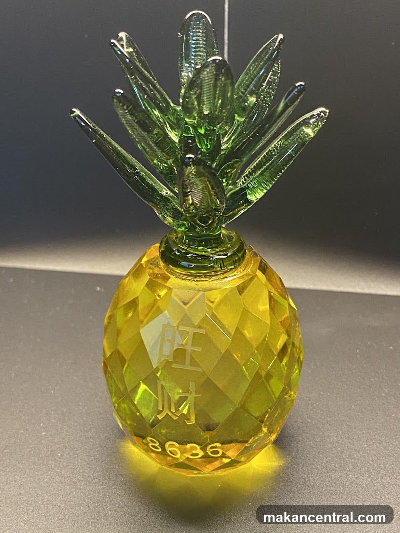 Glass Pineapple Ornament