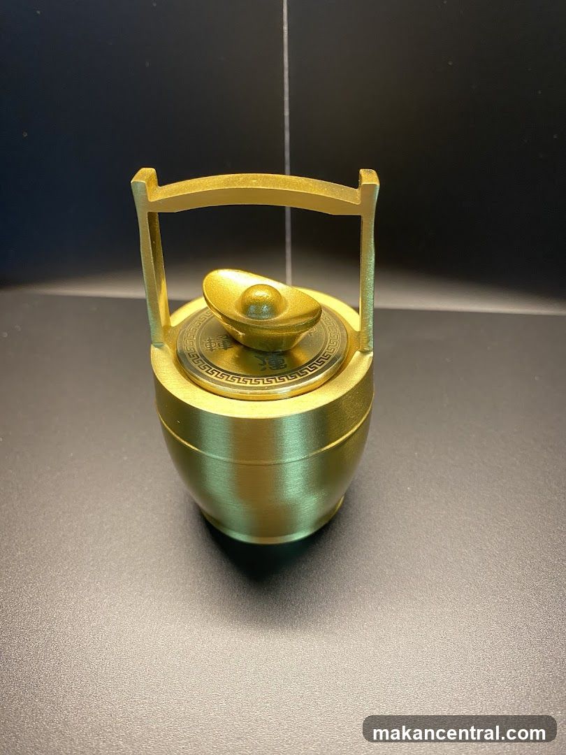 Golden Money Pot Ornament