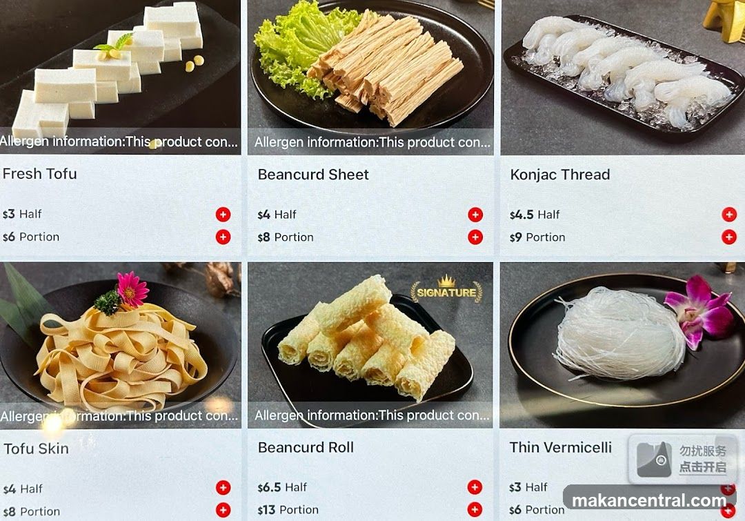 Menu Items
