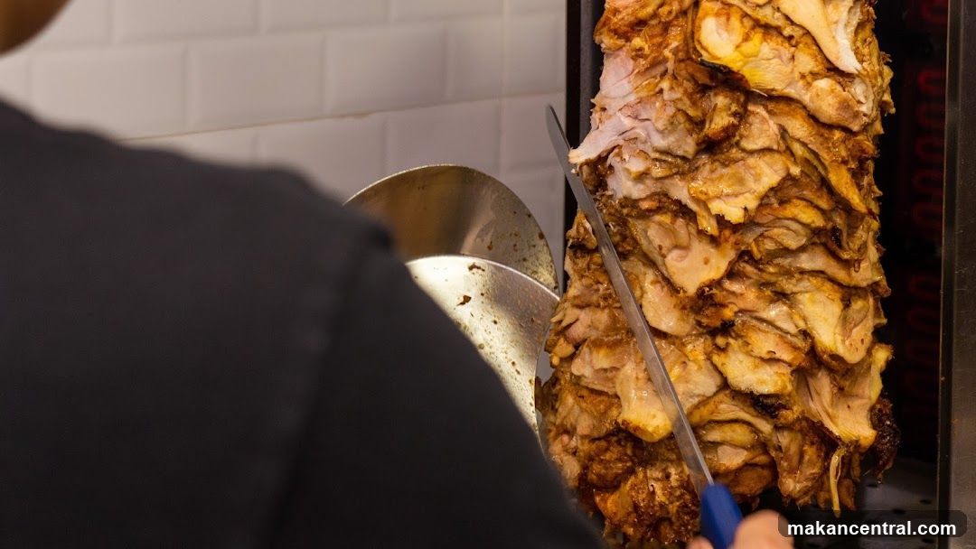 Shawarma Preparation