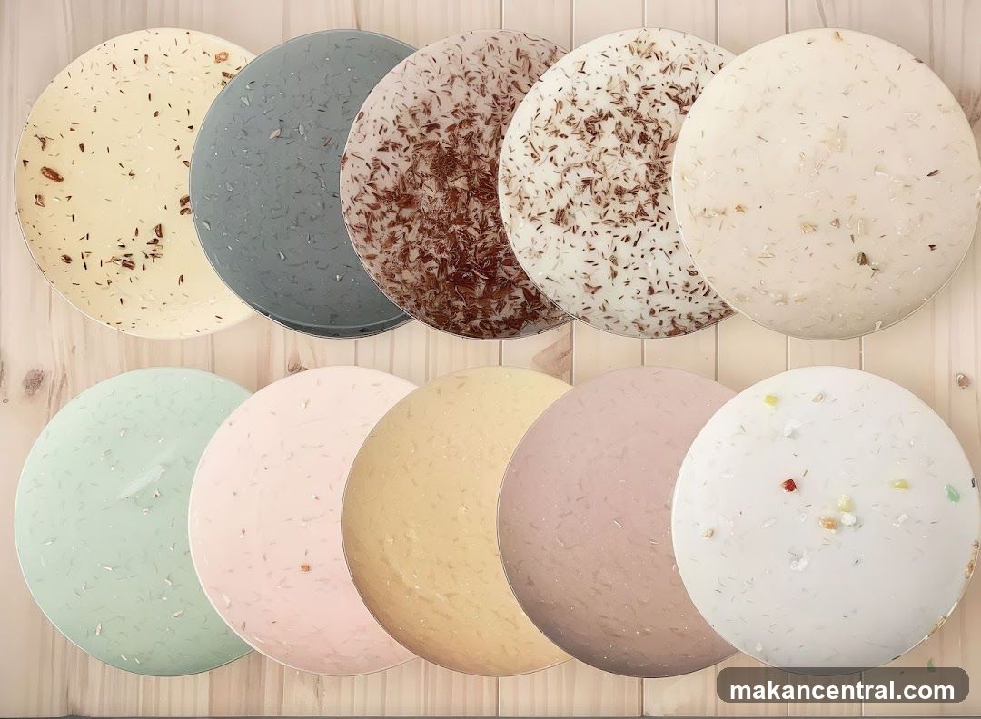 Assortment of Round Decorative Plates