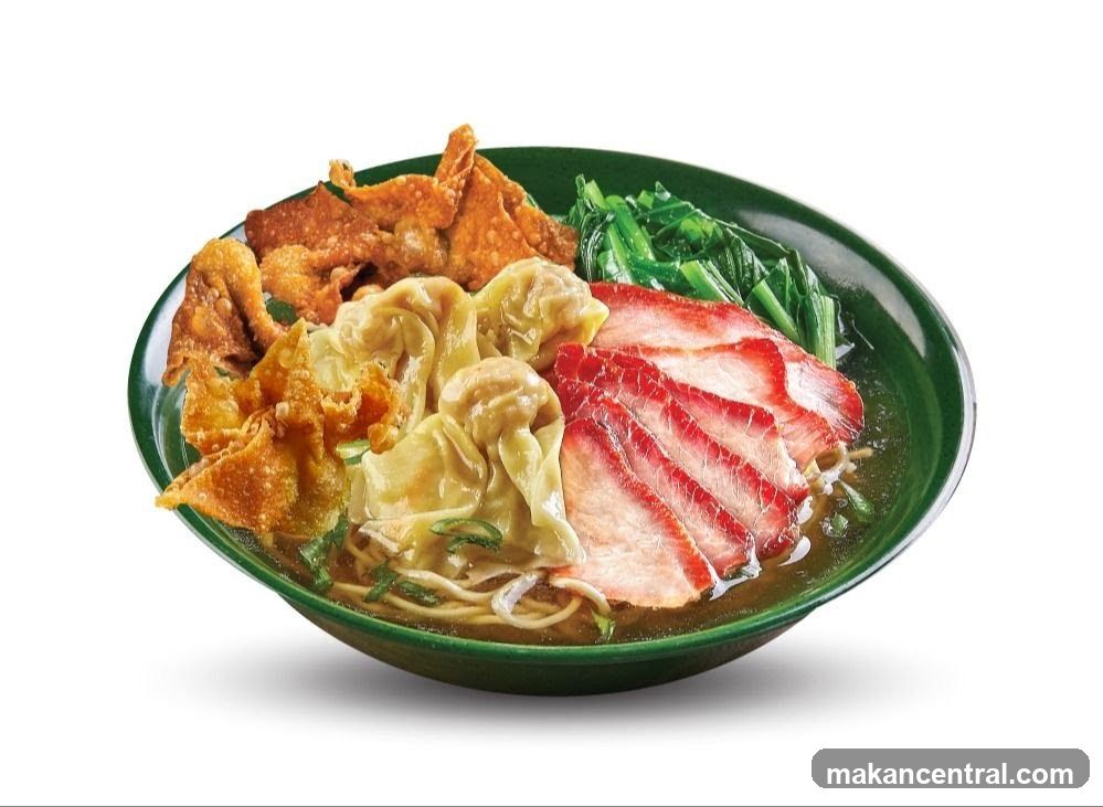 Noodle Soup with Wontons and Char Siu