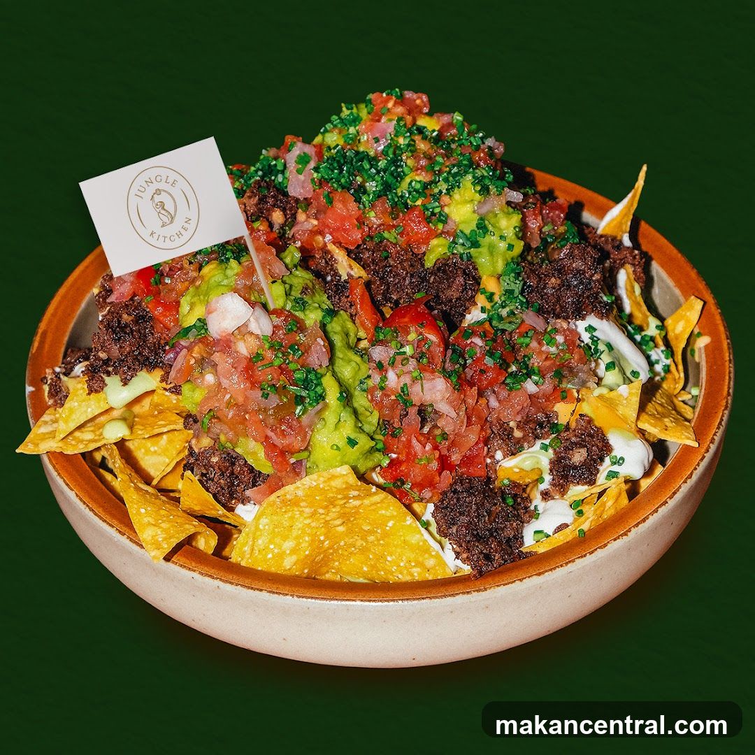 Nachos with toppings