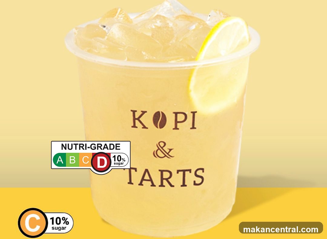 Lemon Drink with Nutri-Grade Label