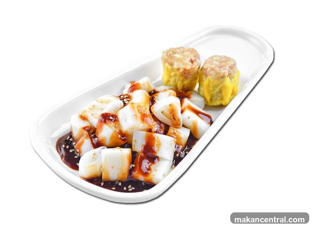 Steamed Rice and Shumai