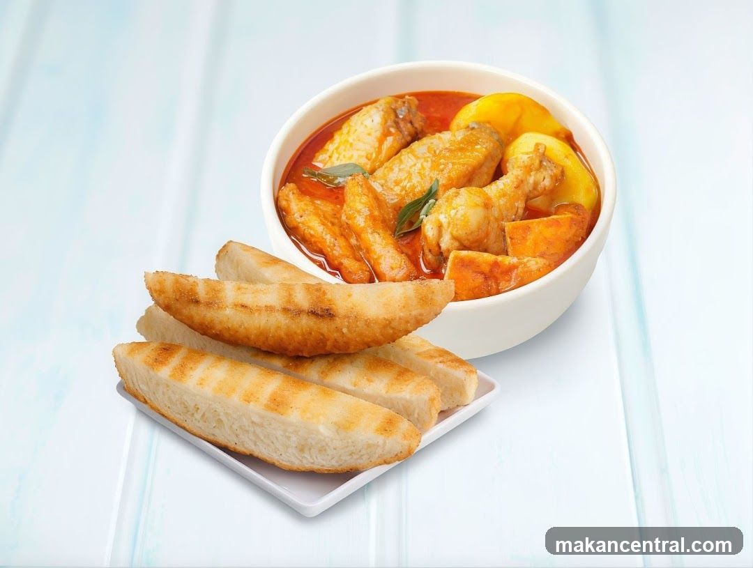 Chicken Curry with Bread
