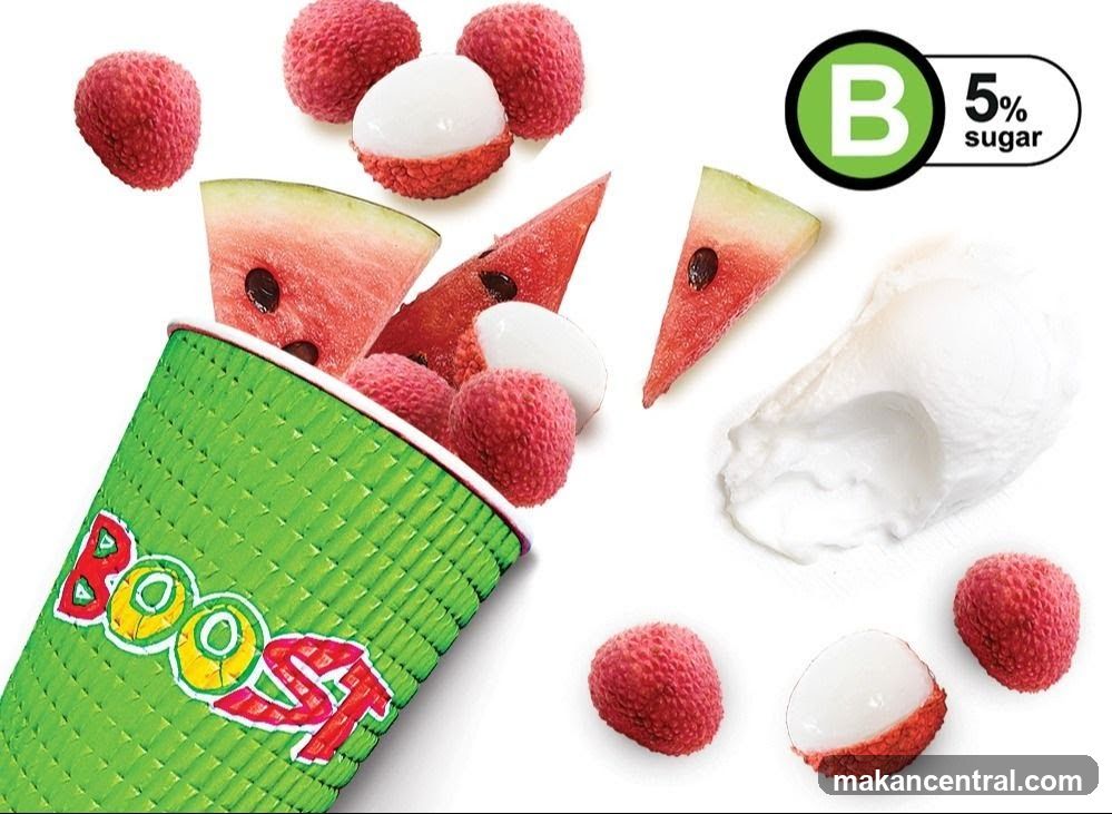Boost Drink with Lychee and Watermelon