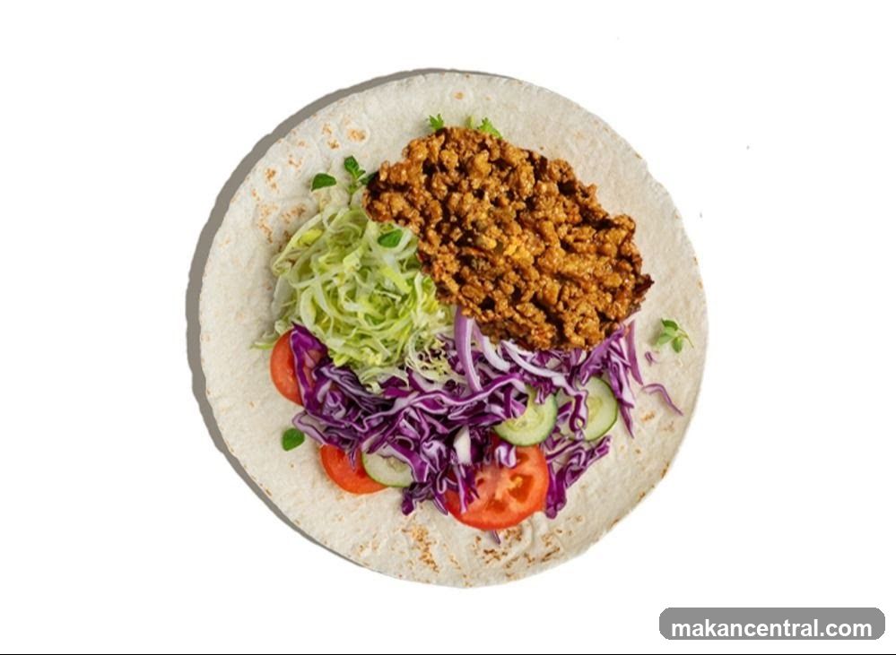 Wrap with Meat and Vegetables