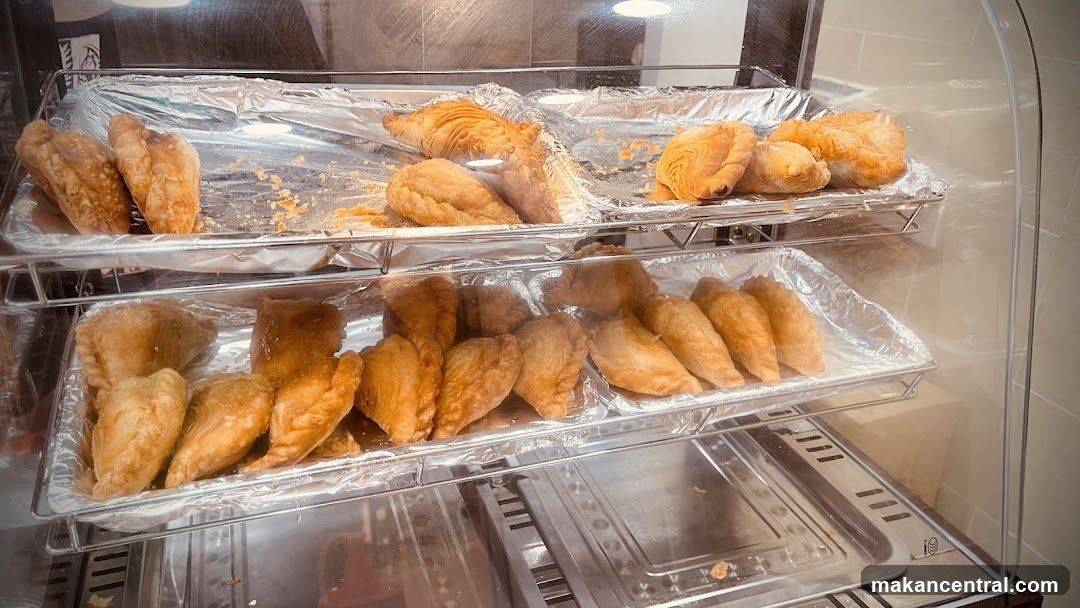 Pastries in a Display Case
