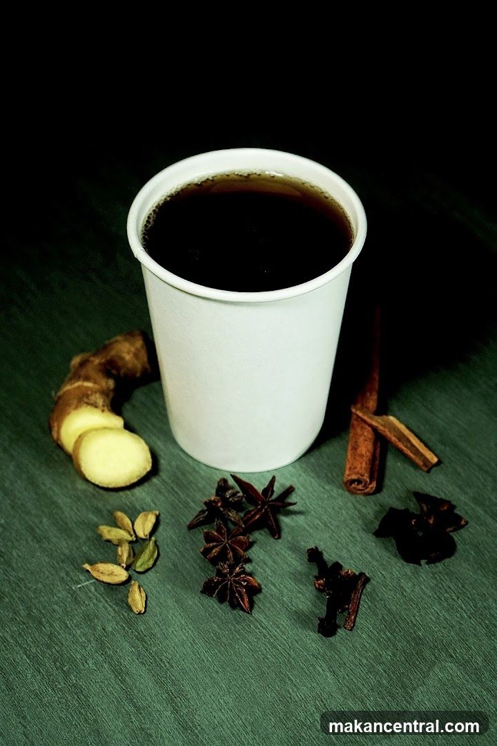 Spiced Drink with Ingredients