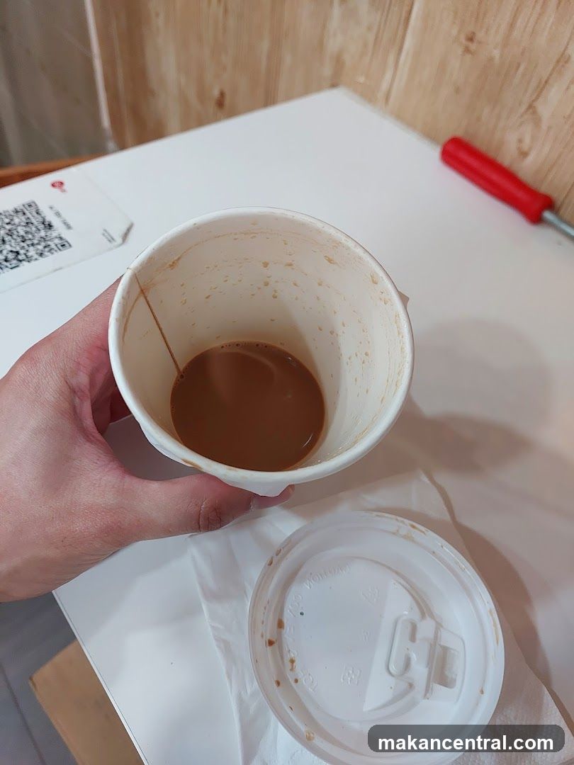 Coffee in a paper cup