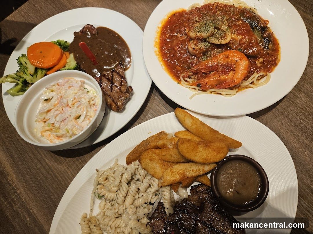 Three Plates of Food