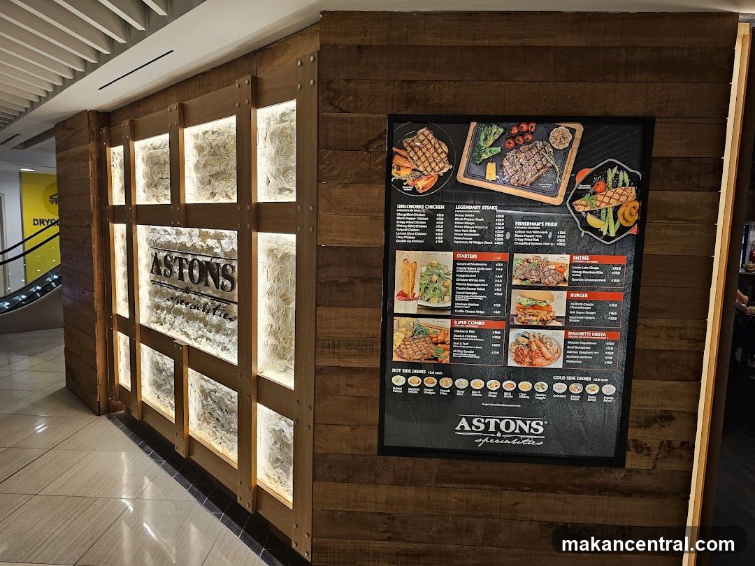 Aston's Specialties Menu