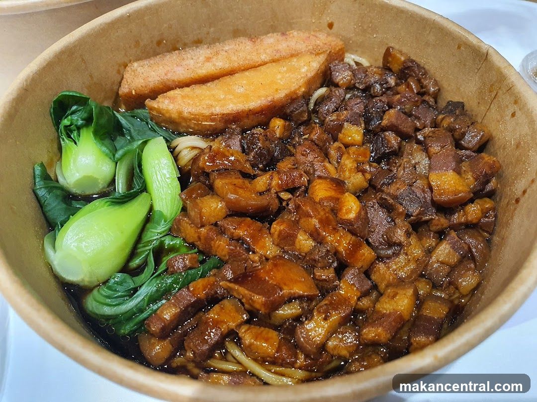 Braised Pork Belly Noodles