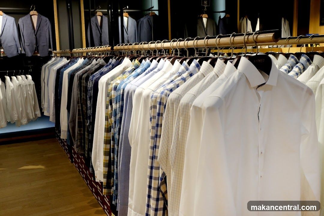 Men's Dress Shirts on Display