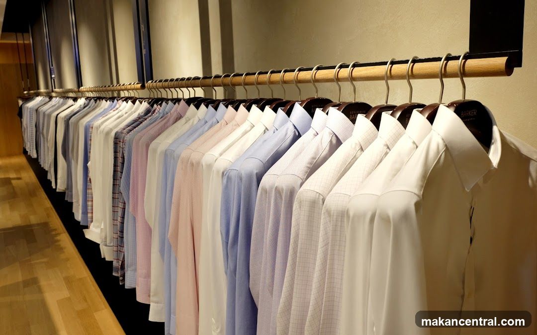Men's Dress Shirts on Display