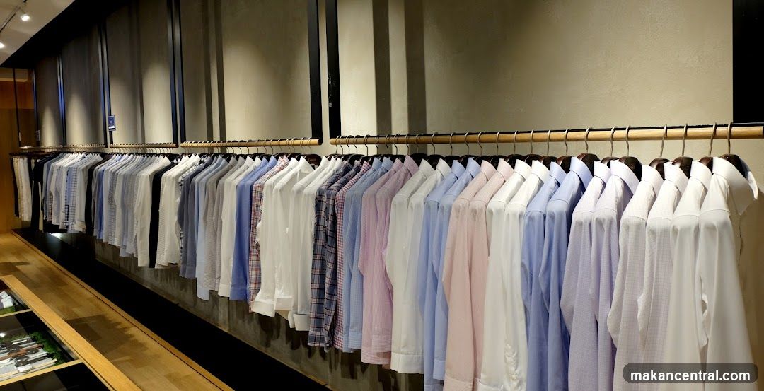 Men's Dress Shirts on Display