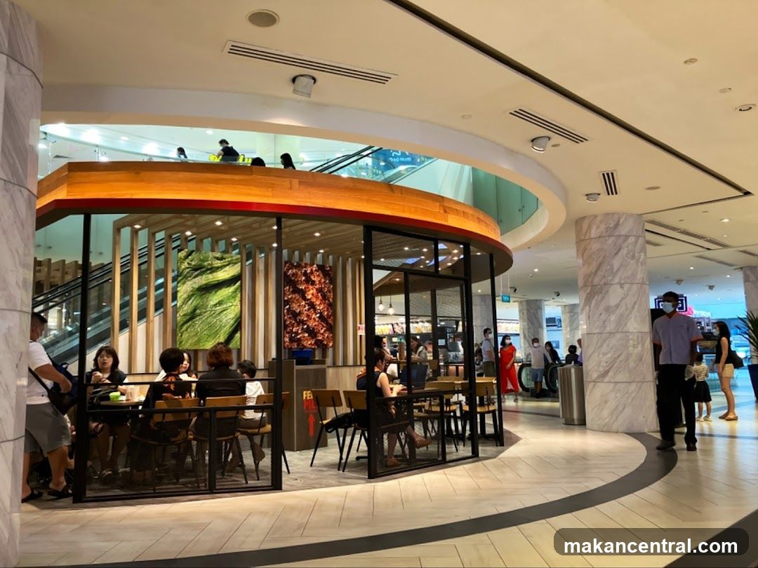 Diners at a Modern Restaurant
